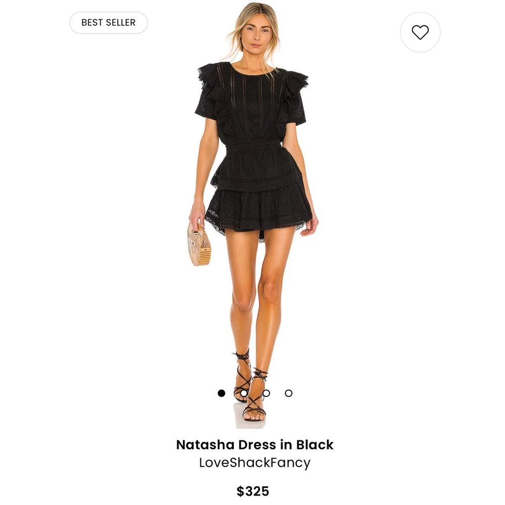 Loveshackfancy Natasha Dress - Black